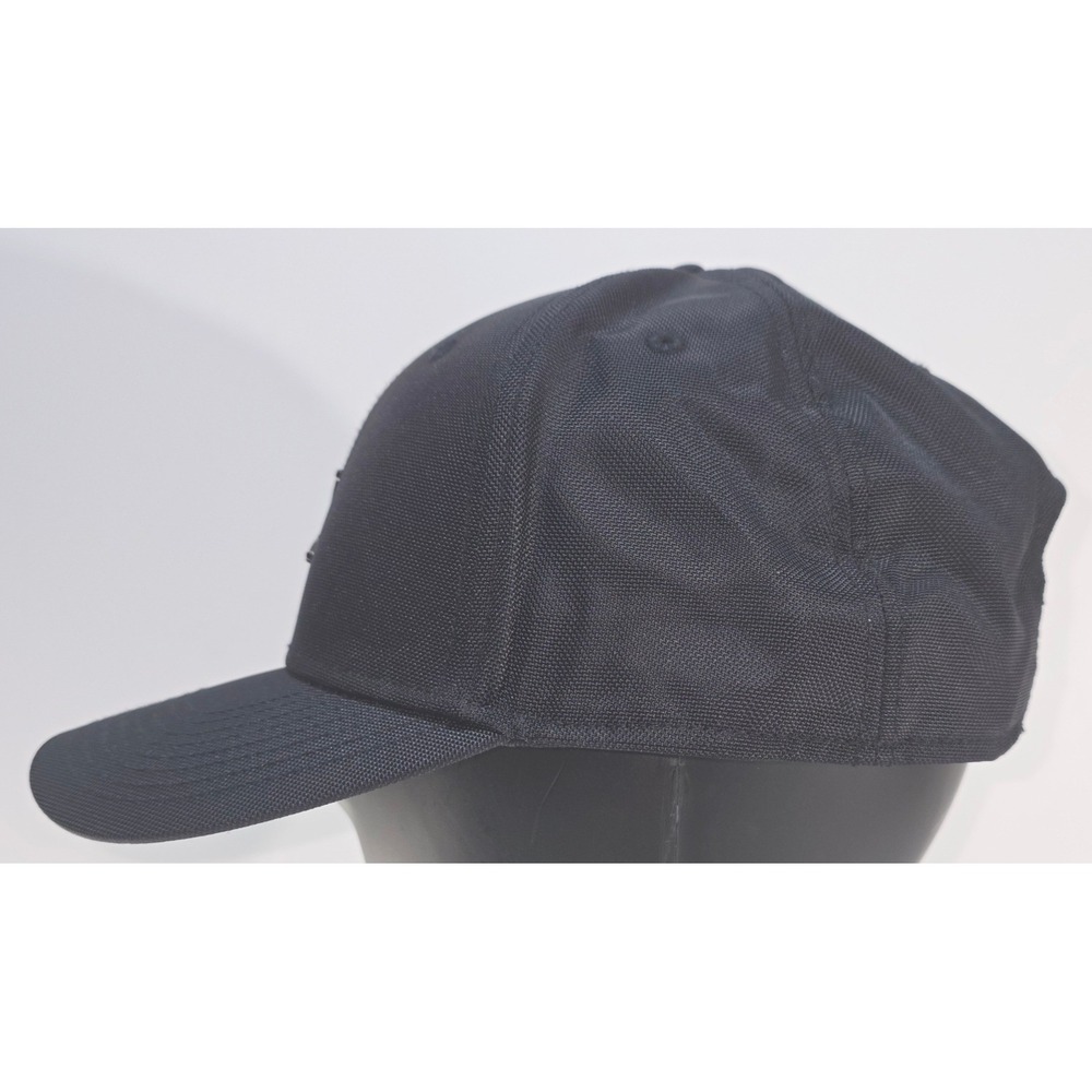 Nike Jordan Rise Cap Mens Black Metallic Jumpman Logo Adjustable Strapback Hat - Picture 2 of 7
